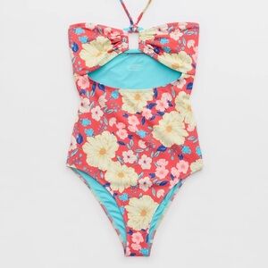 Aerie Ring Bandeau Cheeky One Piece Swimsuit
 NWT